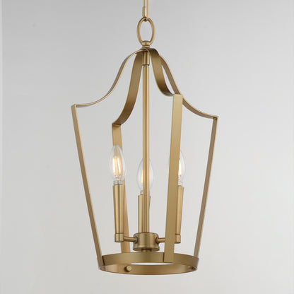 Maxim Lighting Arden 3Lt 19.5" Entry Foyer Pendant, Aged Brass