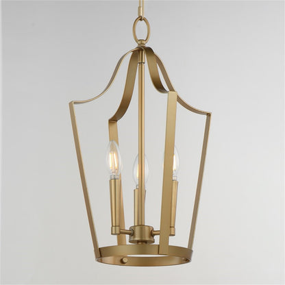 Maxim Lighting Arden 3Lt 19.5" Entry Foyer Pendant, Aged Brass
