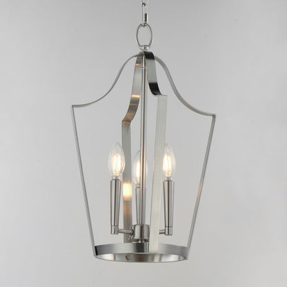 Maxim Lighting Arden 3 Light 19.5" Entry Foyer Pendant, Satin Nickel