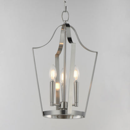 Maxim Lighting Arden 3 Light 19.5" Entry Foyer Pendant, Satin Nickel