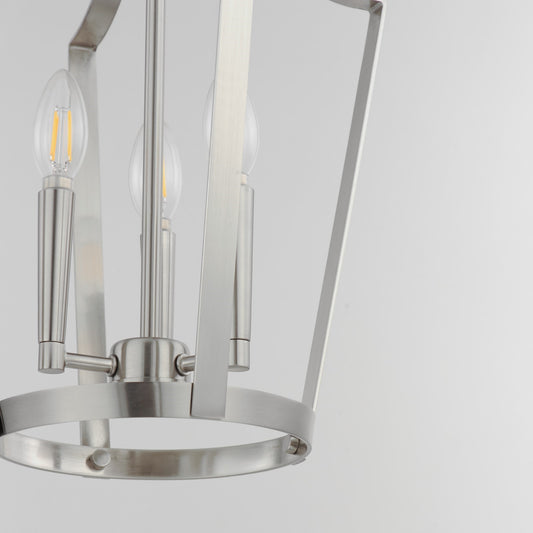 Maxim Lighting Arden 3 Light 19.5" Entry Foyer Pendant, Satin Nickel