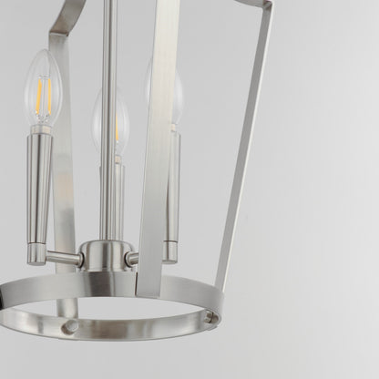 Maxim Lighting Arden 3 Light 19.5" Entry Foyer Pendant, Satin Nickel