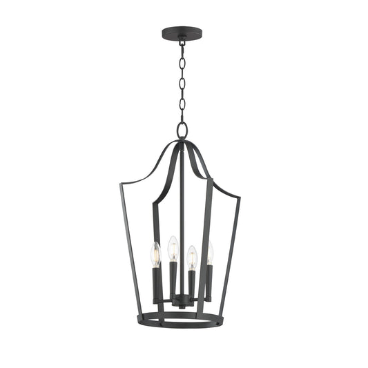 Maxim Lighting Arden 4 Light 24.75" Entry Foyer Pendant, Black
