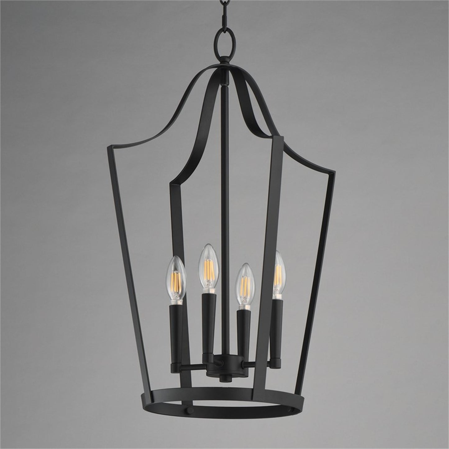 Maxim Lighting Arden 4 Light 24.75" Entry Foyer Pendant, Black