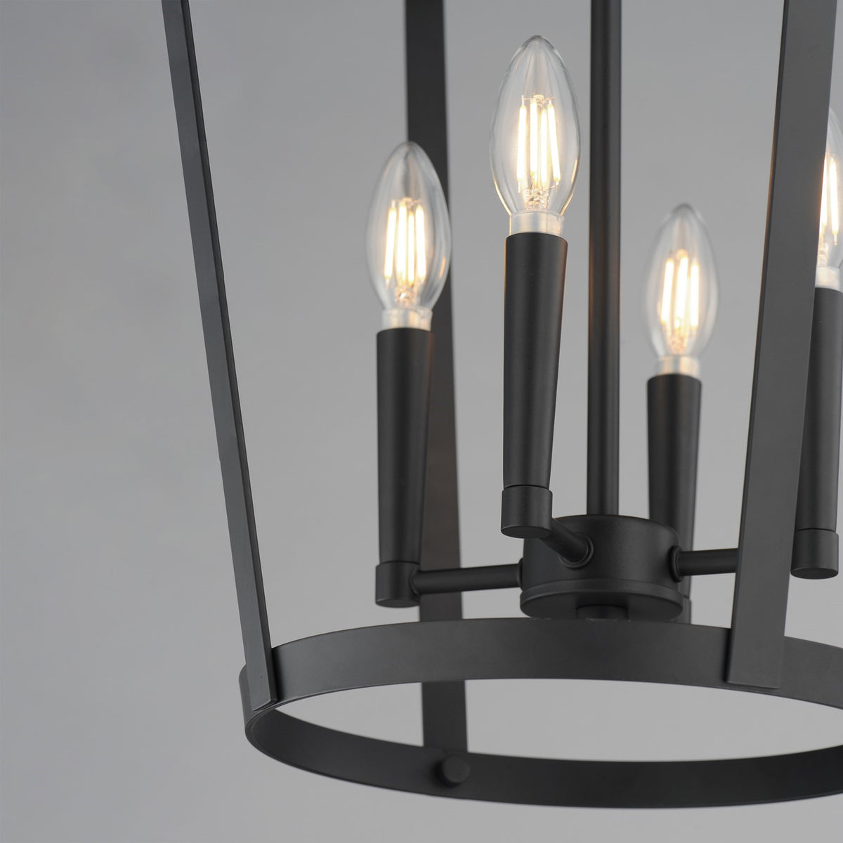 Maxim Lighting Arden 4 Light 24.75" Entry Foyer Pendant, Black