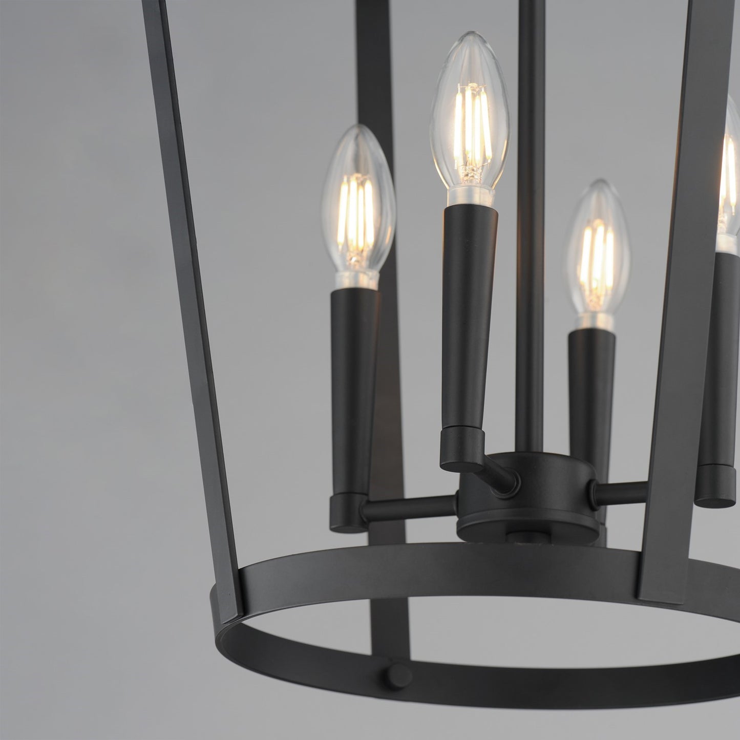 Maxim Lighting Arden 4 Light 24.75" Entry Foyer Pendant, Black