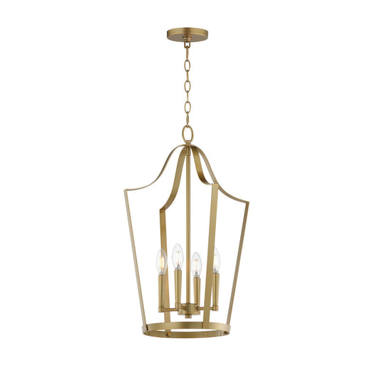 Maxim Lighting Arden 4Lt 24.75" Entry Foyer Pendant, Aged Brass