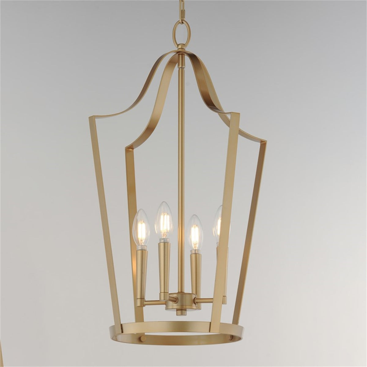 Maxim Lighting Arden 4Lt 24.75" Entry Foyer Pendant, Aged Brass