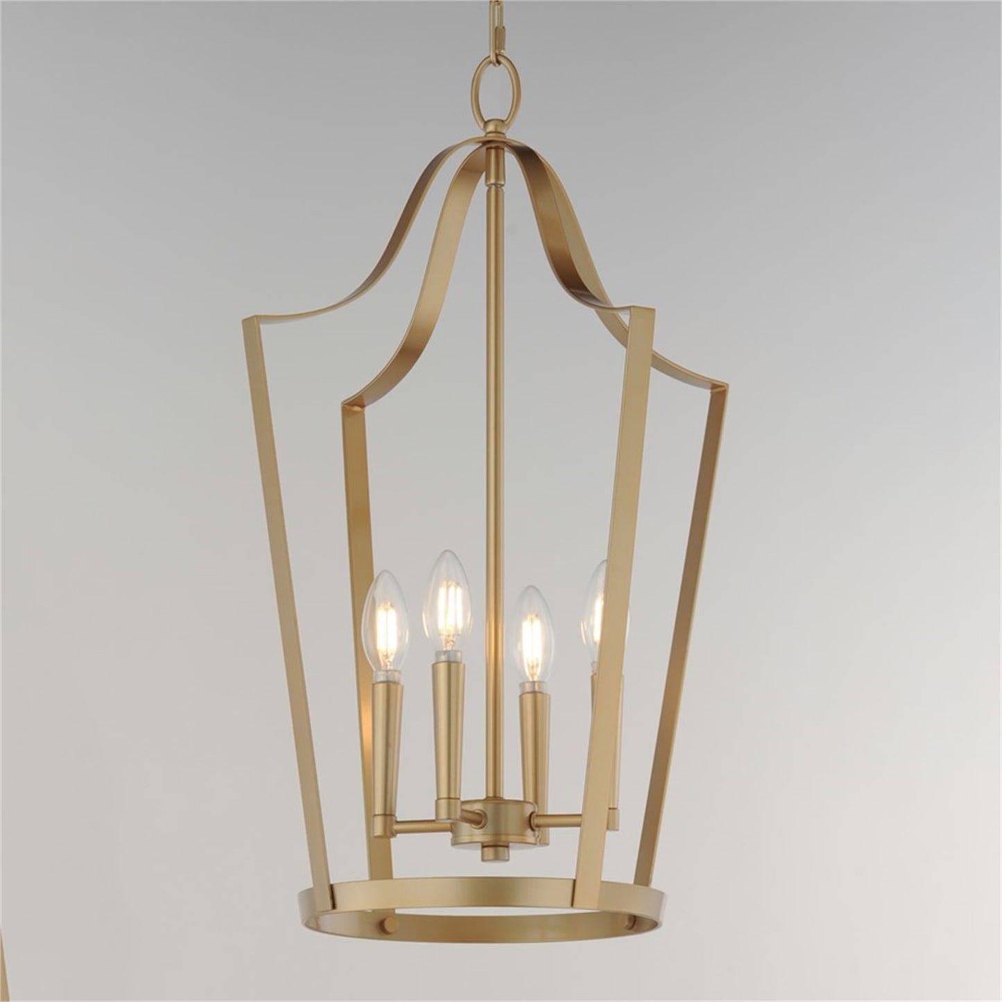 Maxim Lighting Arden 4Lt 24.75" Entry Foyer Pendant, Aged Brass