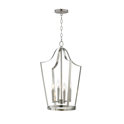 Maxim Lighting Arden 4 Light 24.75" Entry Foyer Pendant, Satin Nickel - 10424SN