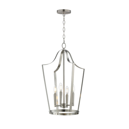 Maxim Lighting Arden 4 Light 24.75" Entry Foyer Pendant, Satin Nickel