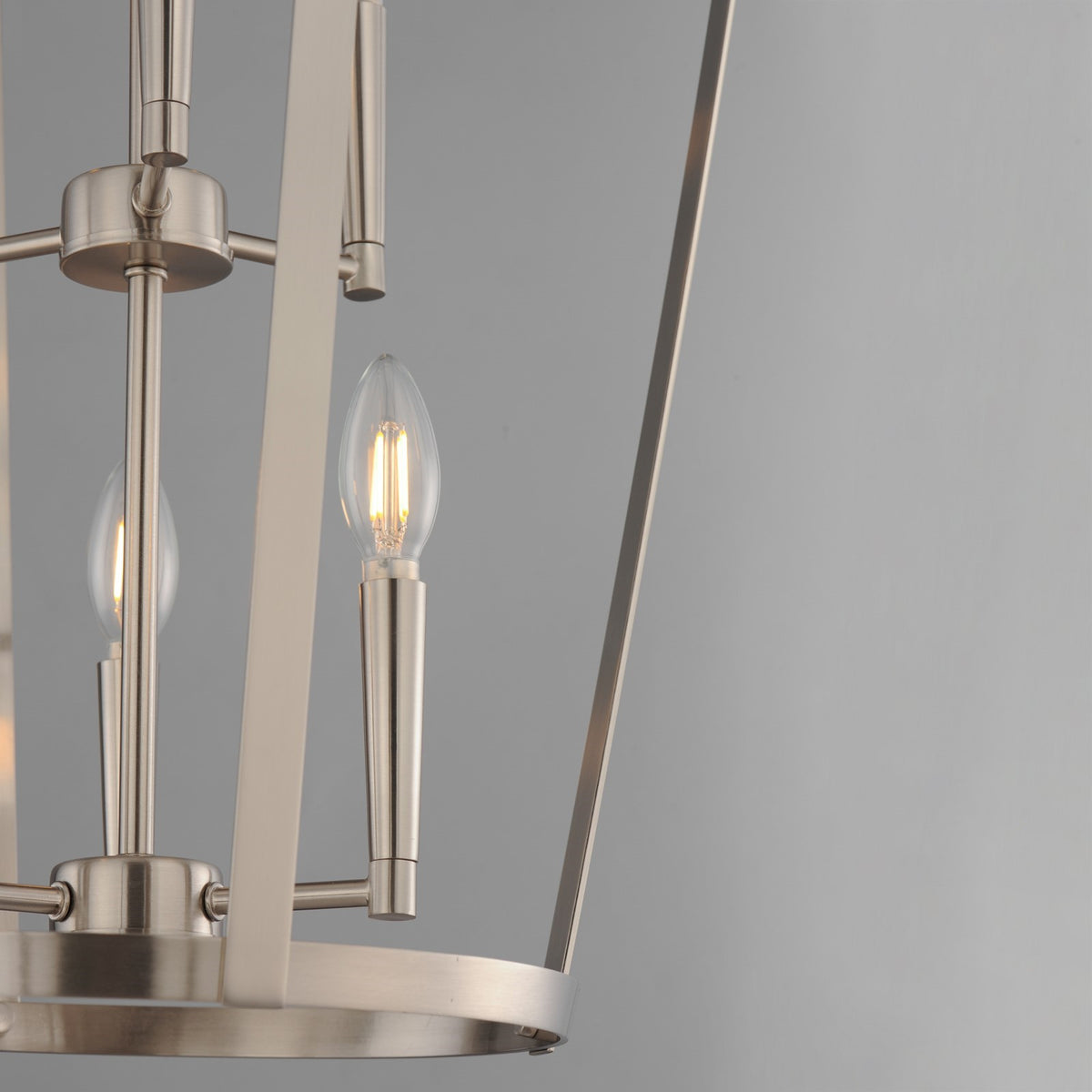 Maxim Lighting Arden 6 Light 30.25" Multi-Light Pendant, Satin Nickel