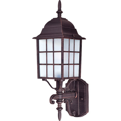 Maxim North Church 1-Light Outdoor Wall Lantern Rust Patina