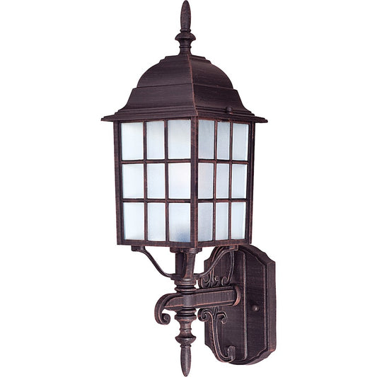 Maxim North Church 1-Light Outdoor Wall Lantern Rust Patina