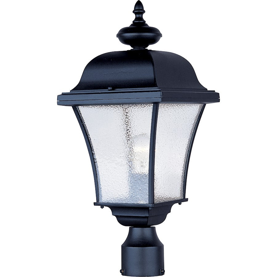 Maxim Senator 1-Light Outdoor Pole/Post Lantern Black