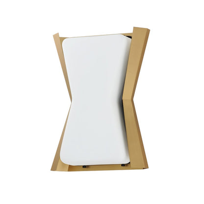 Maxim Lighting Rizzo 2 Light Flush Mount, Black/Brass/Satin White