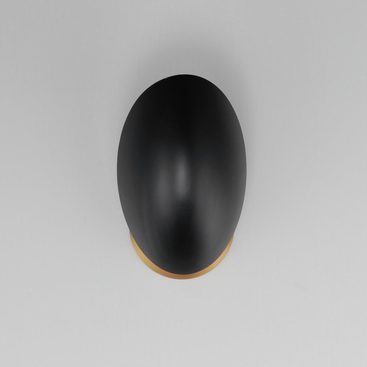 Maxim Lighting Maris 1Lt 8" Wall Sconce, Black/Natural Aged Brass