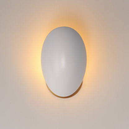 Maxim Lighting Maris 1Lt 8" Wall Sconce, White/Natural Aged Brass