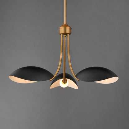 Maxim Lighting Maris 3Lt 12.75" Multi-Light Pendant, Black/Brass