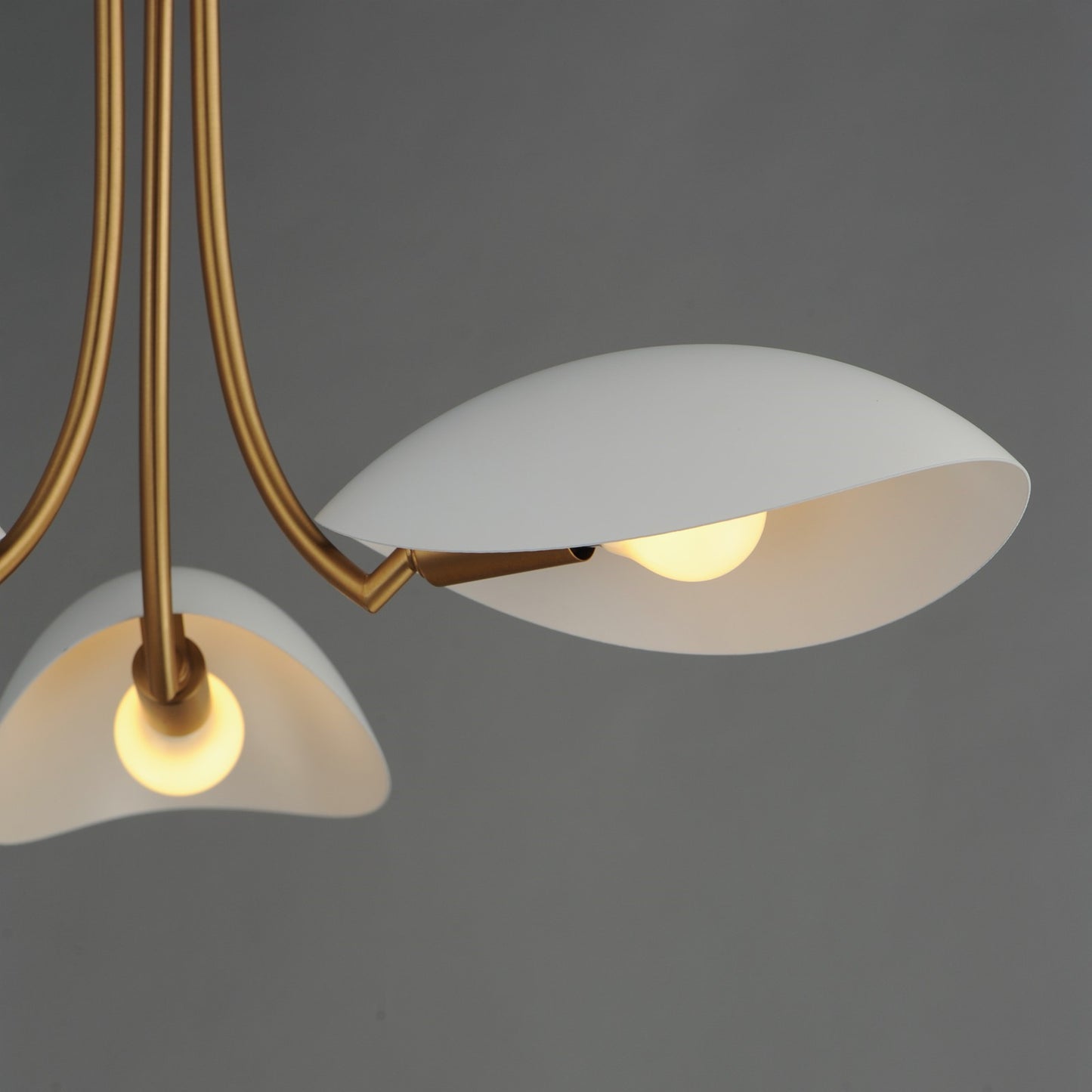 Maxim Lighting Maris 3Lt 12.75" Multi-Light Pendant, White/Brass
