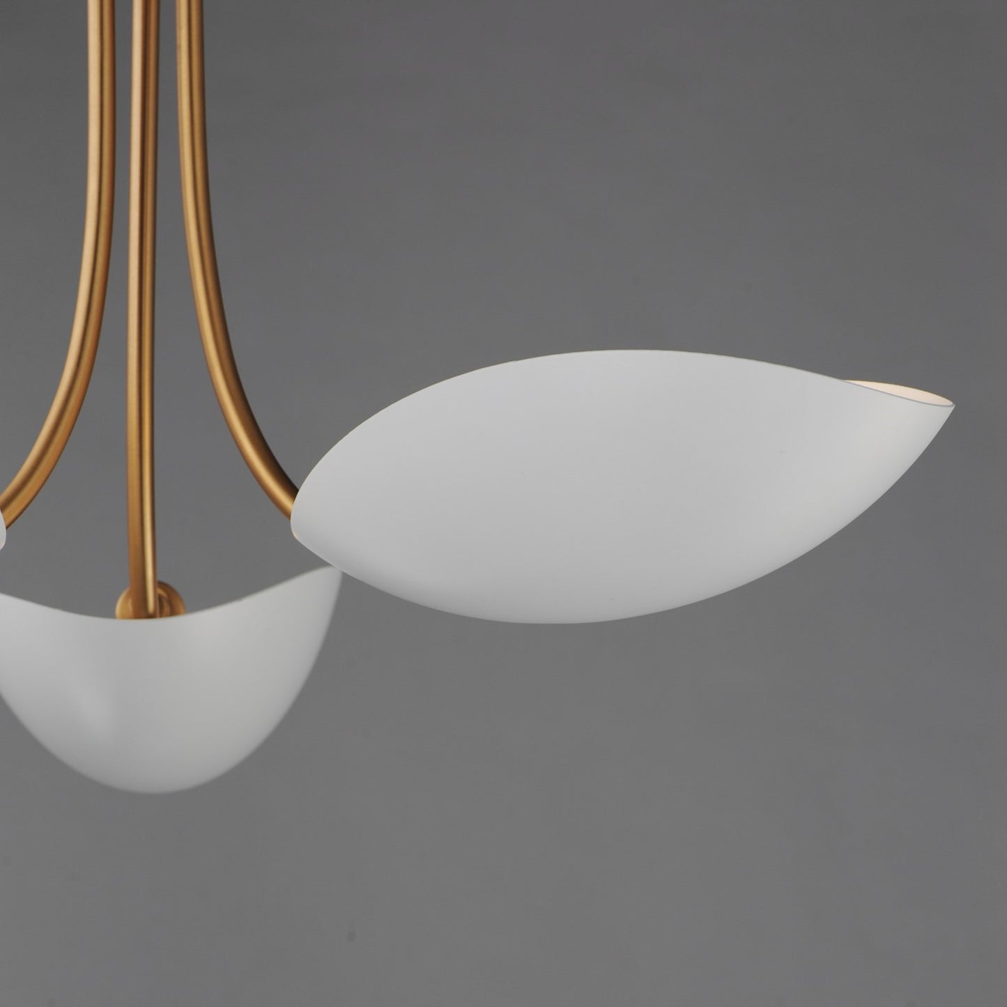Maxim Lighting Maris 3Lt 12.75" Multi-Light Pendant, White/Brass