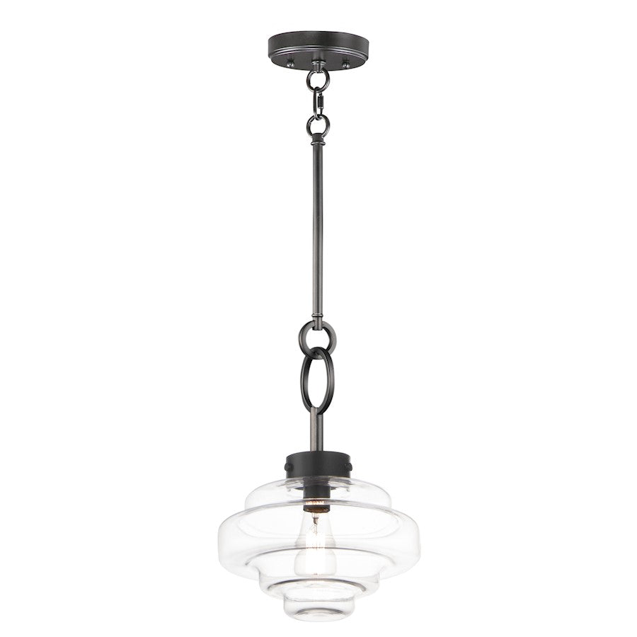 Maxim Lighting Harbor 1 Light Single Pendant, Black