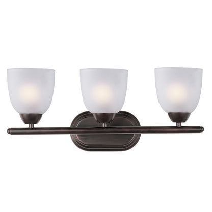 Maxim Lighting Axis 3 Light Bath Vanity, Oil Rubbed Bronze