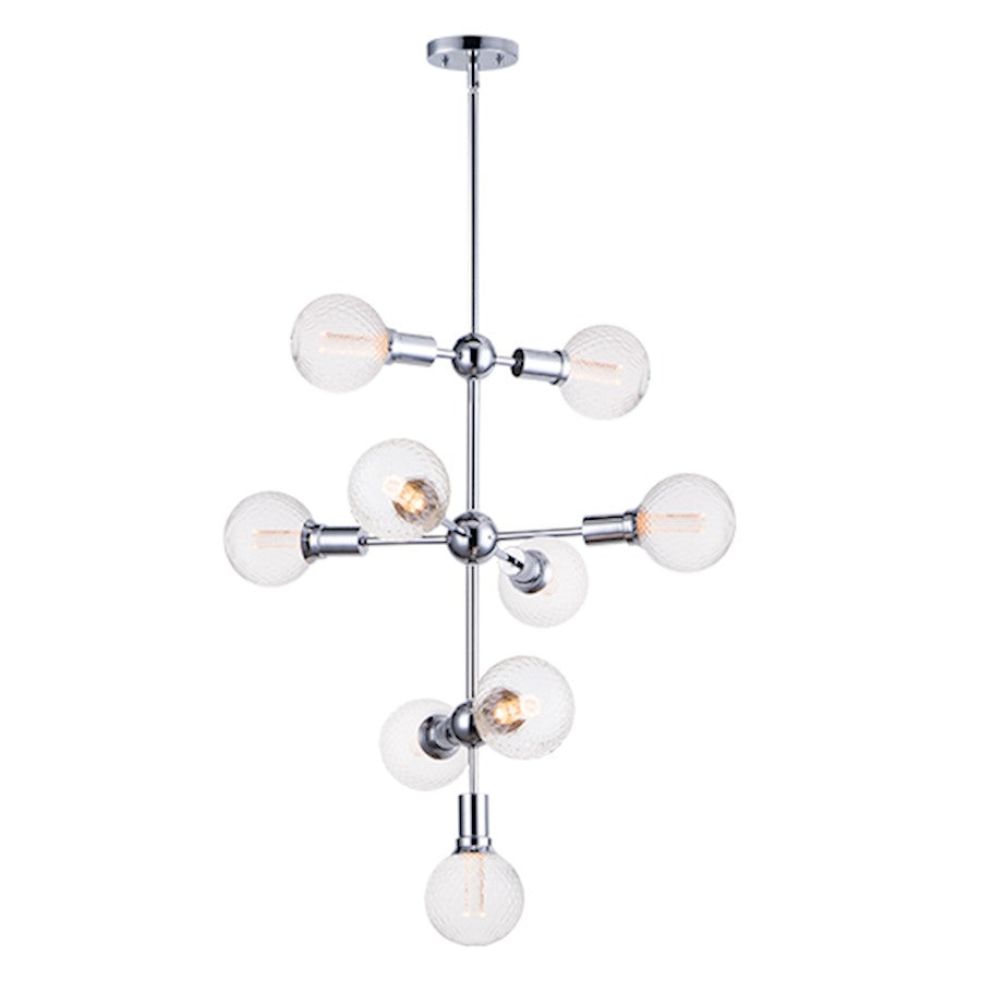 Maxim Lighting Molecule-Foyer Pendant, Polished Chrome