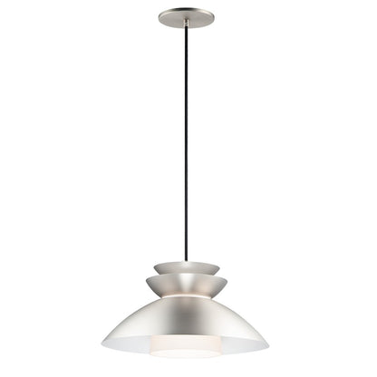 Maxim Lighting Nordic 1-Light Pendant, Brushed Platinum