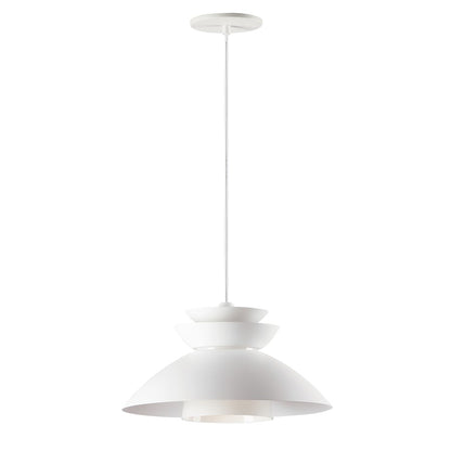 Maxim Lighting Nordic 1-Light Pendant, White