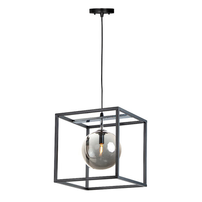 1 Light LED 9" Pendant, BK