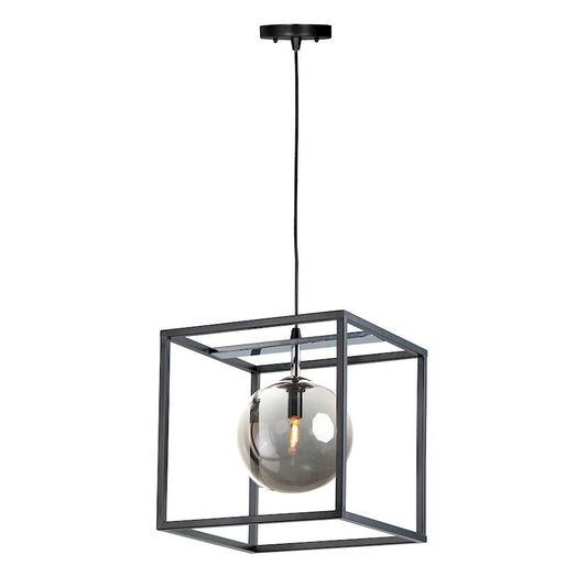 1 Light LED 9" Pendant, BK