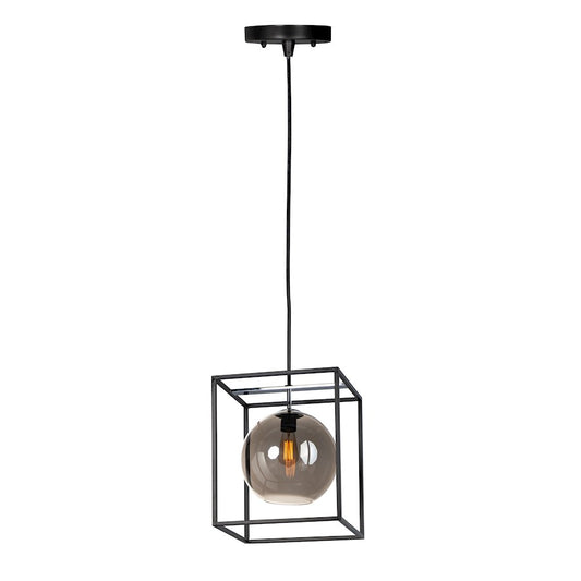 1 Light LED 15" Pendant, BK