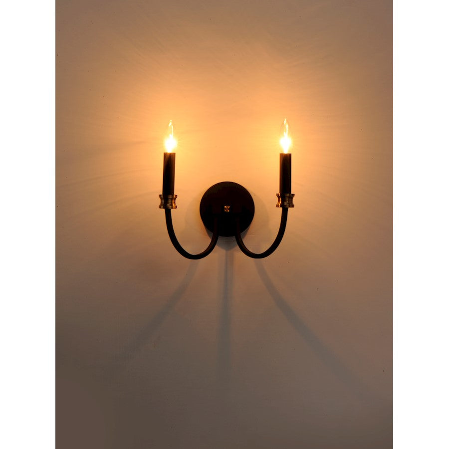 2 Light Wall Sconce