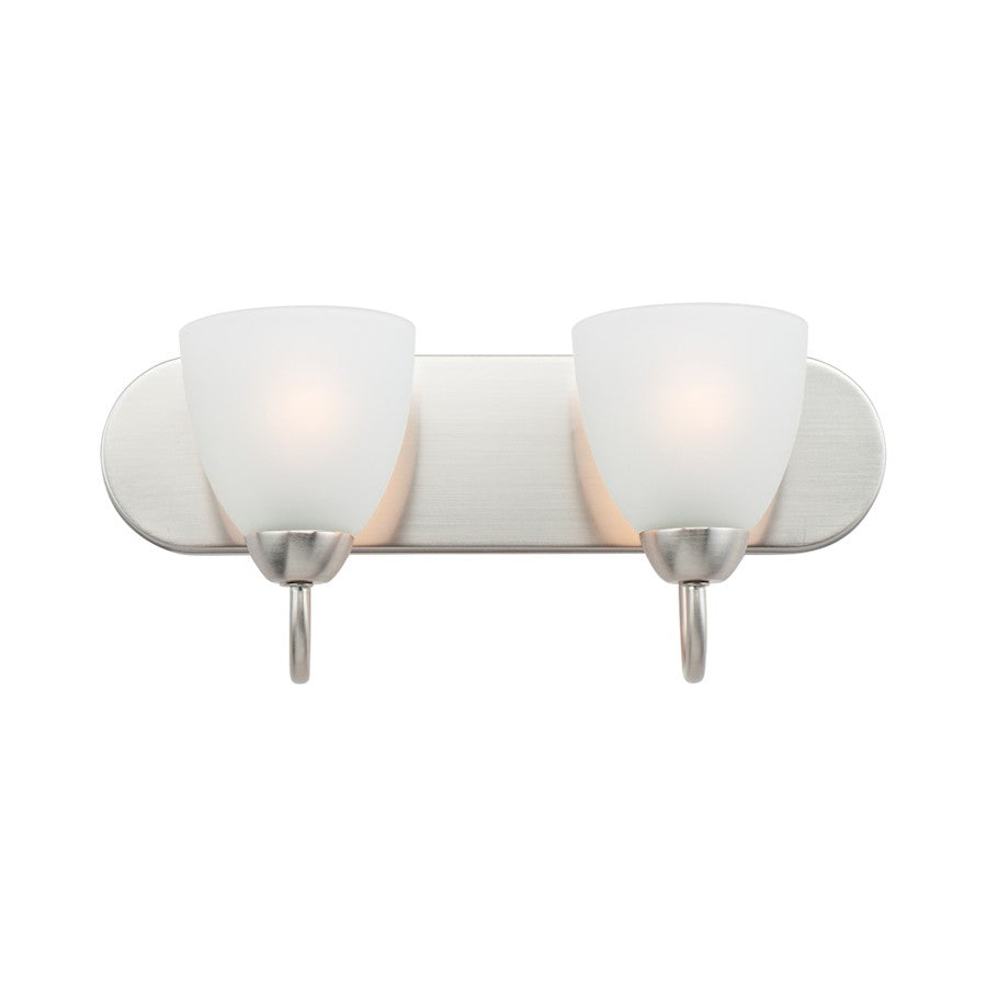 Bathroom Vanity Light, Satin Nickel