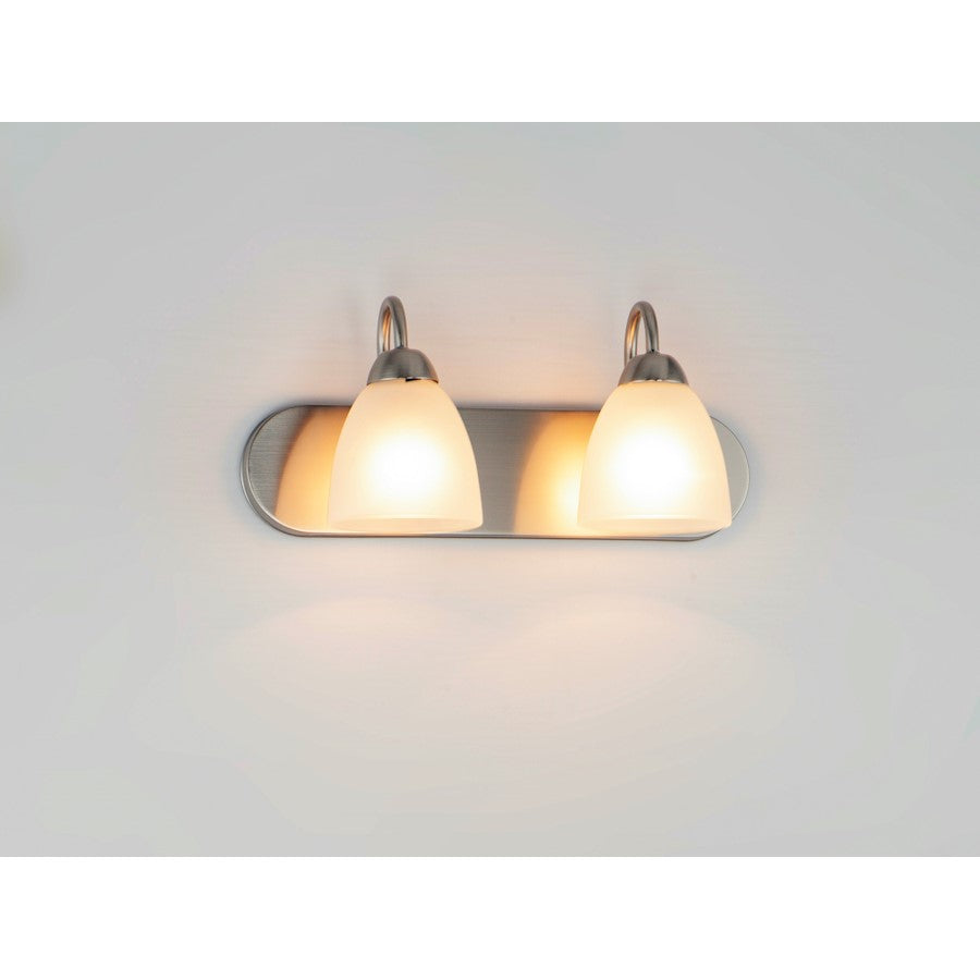 Bathroom Vanity Light, Satin Nickel