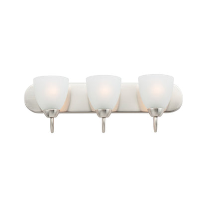 Bathroom Vanity Light, Satin Nickel