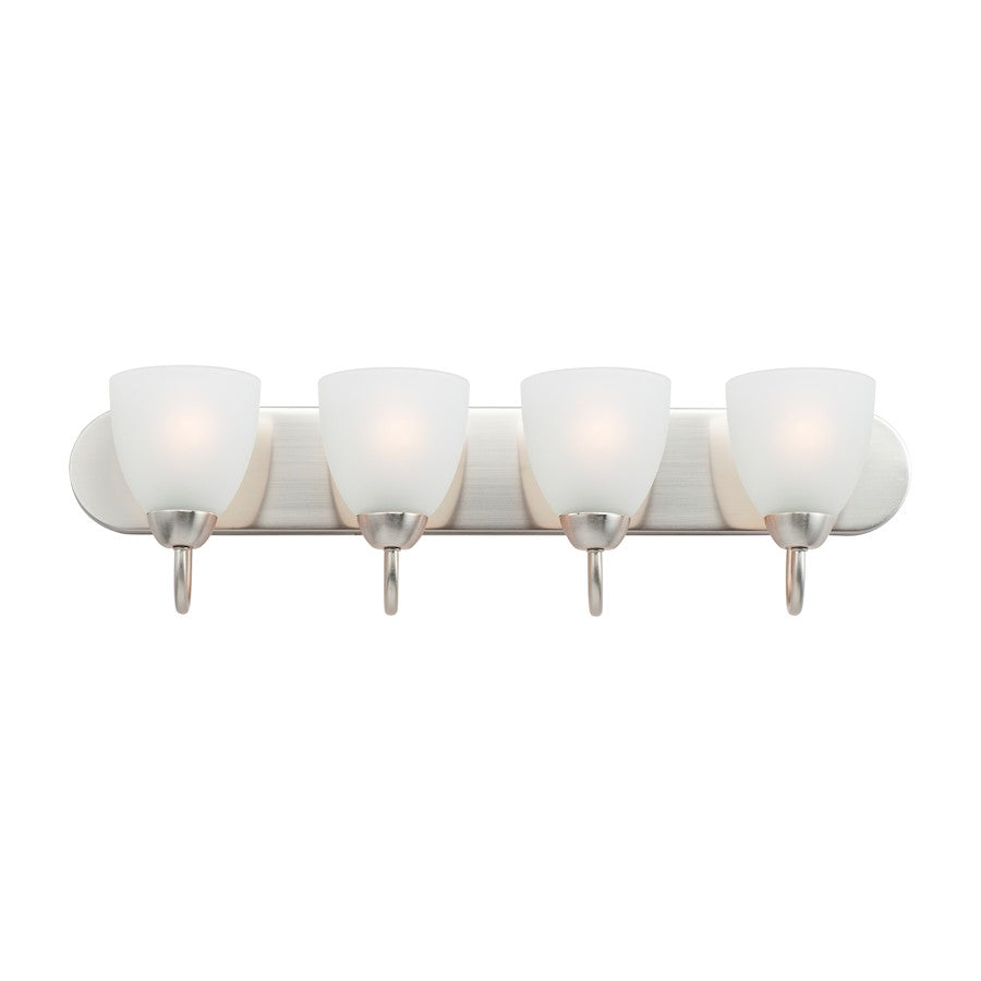 Bathroom Vanity Light, Satin Nickel