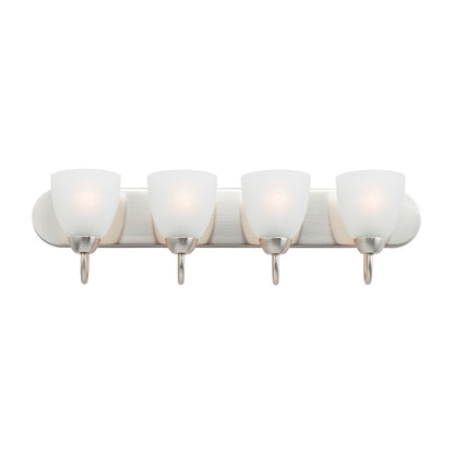 Bathroom Vanity Light, Satin Nickel