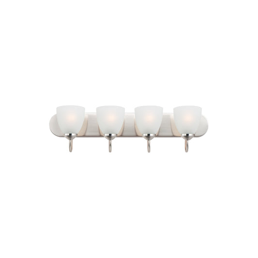 Bathroom Vanity Light, Satin Nickel