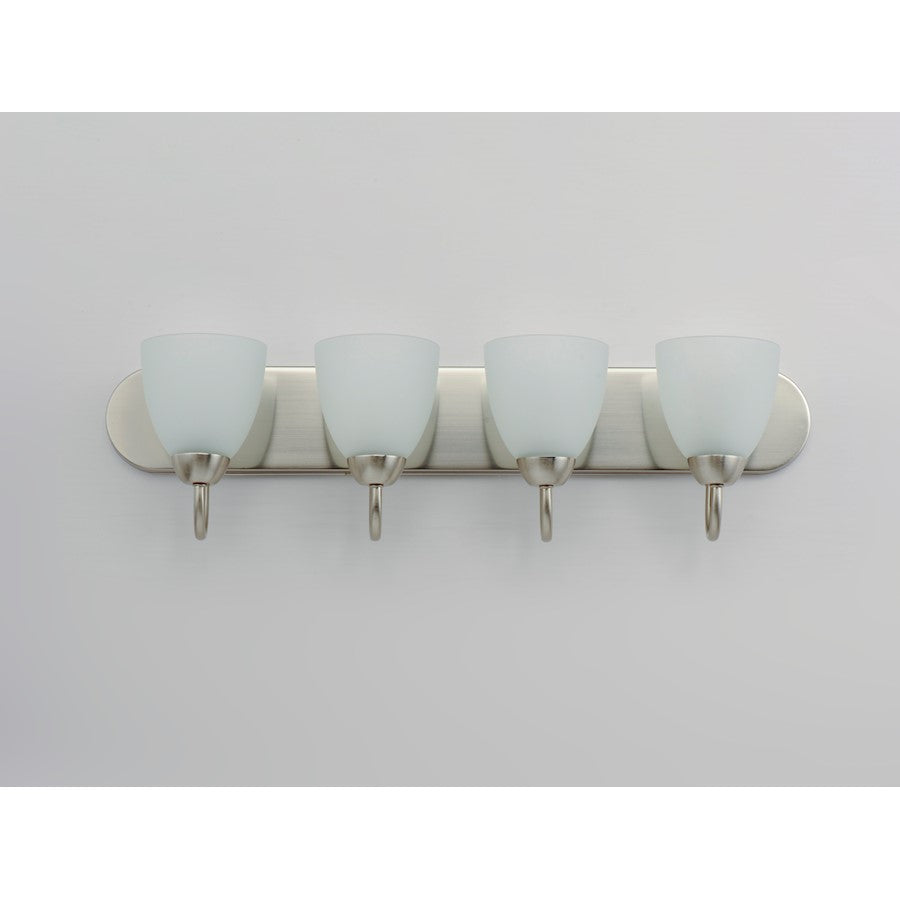 Bathroom Vanity Light, Satin Nickel