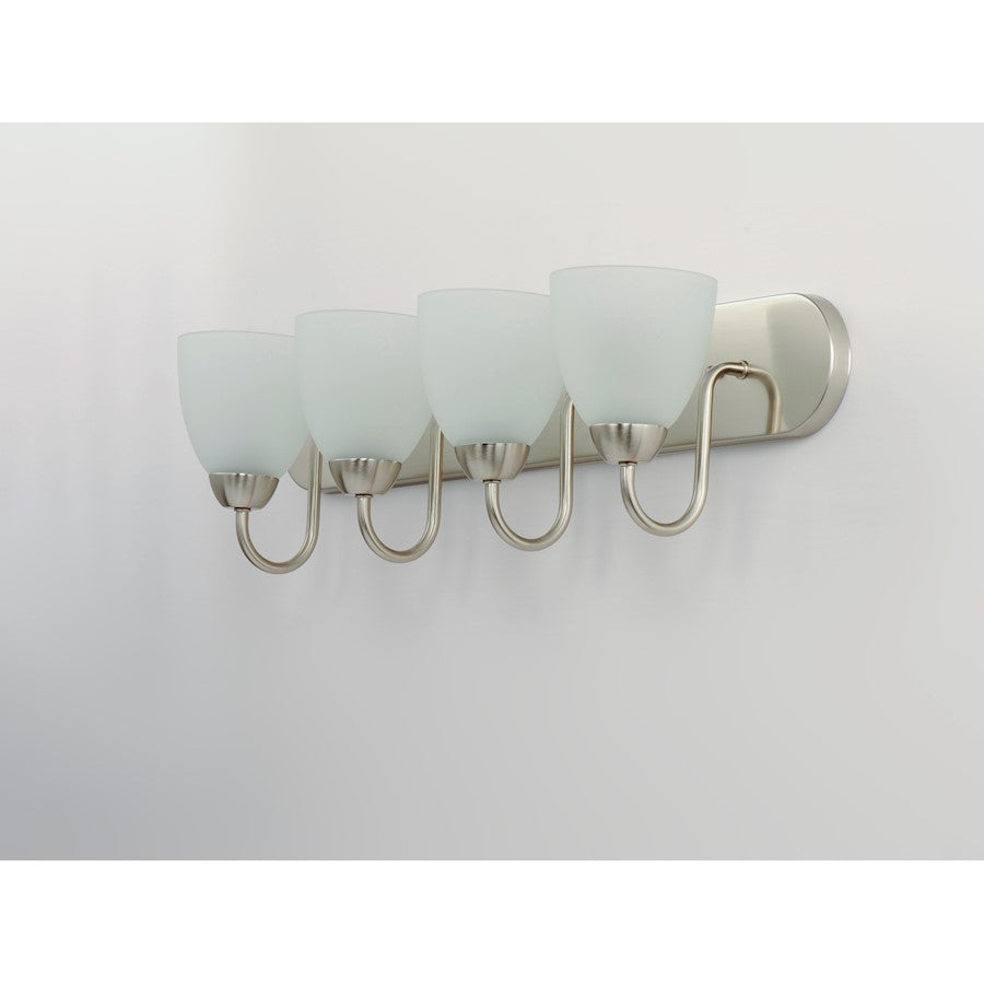 Bathroom Vanity Light, Satin Nickel