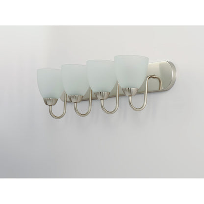 Bathroom Vanity Light, Satin Nickel