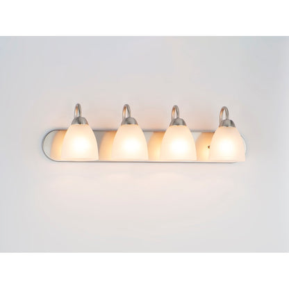Bathroom Vanity Light, Satin Nickel