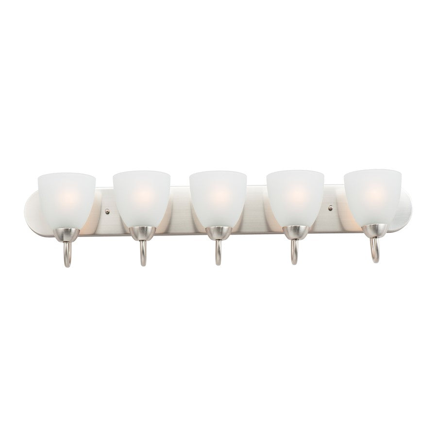 Bathroom Vanity Light, Satin Nickel