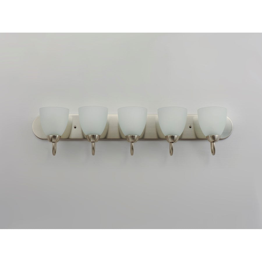 Bathroom Vanity Light, Satin Nickel