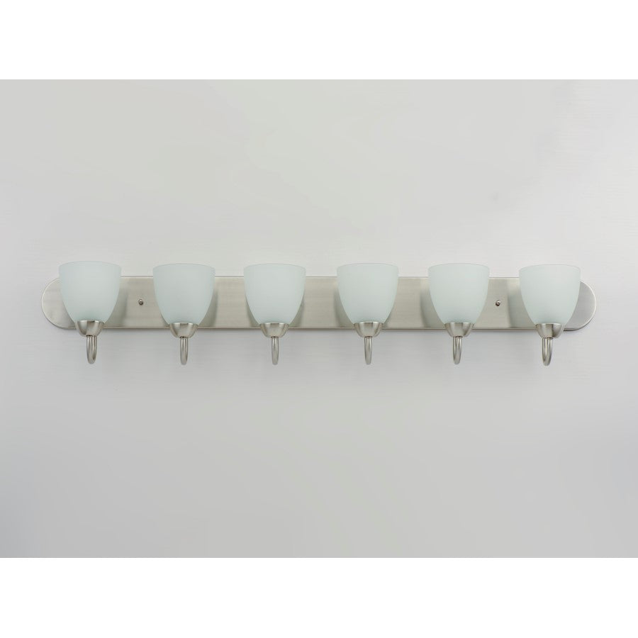 Bathroom Vanity Light, Satin Nickel