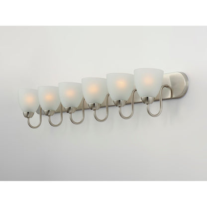 Bathroom Vanity Light, Satin Nickel
