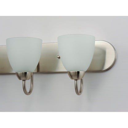 Bathroom Vanity Light, Satin Nickel
