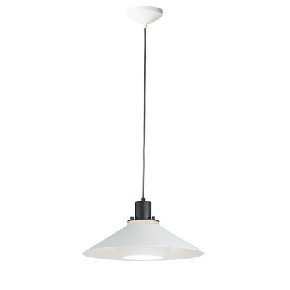1 Light Pendant, Black/White